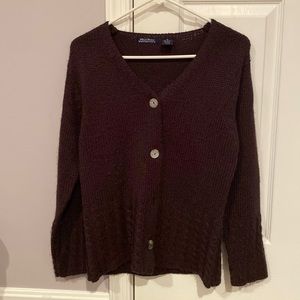 VTG Wind River Women’s Small Brown Button Up Acrylic & Wool Cardigan Sweater